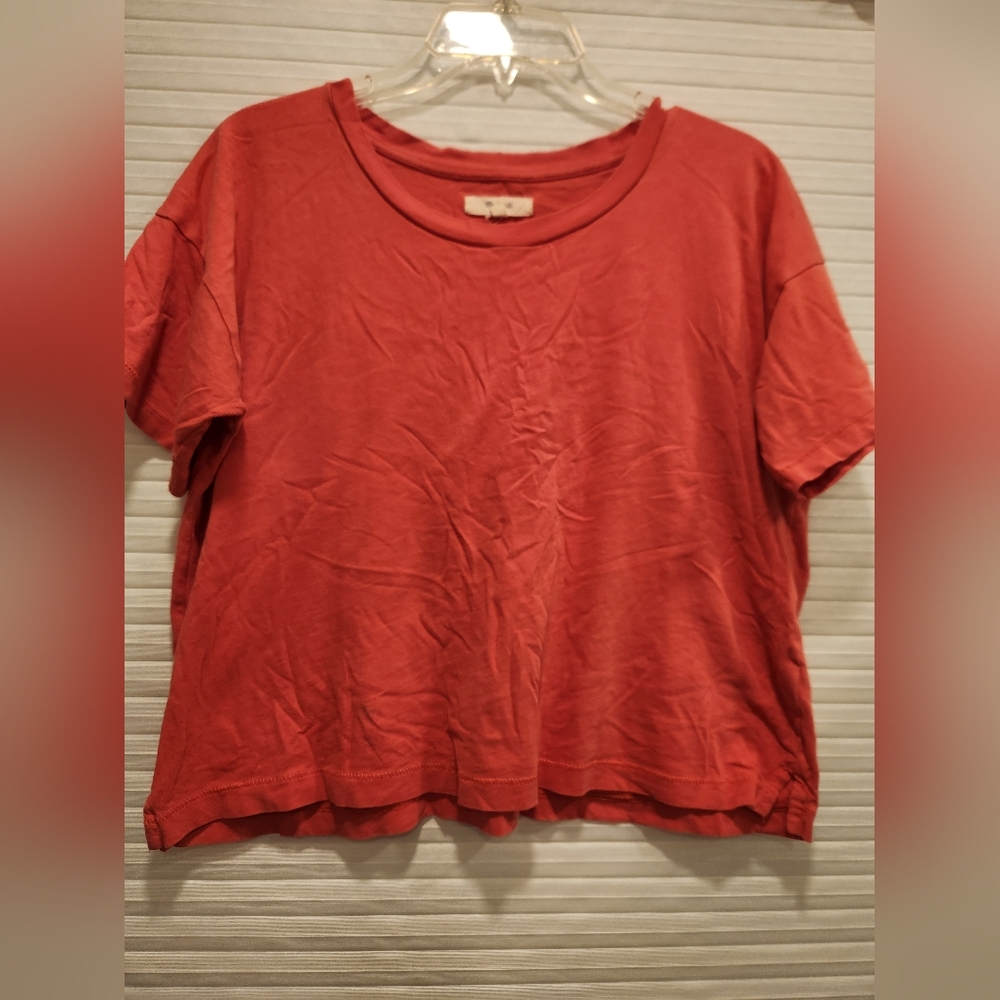 Orange Madewell Women's Crop T-Shirt